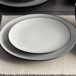 Colorwave Graphite Premium Stoneware 21cm Coupe Plate